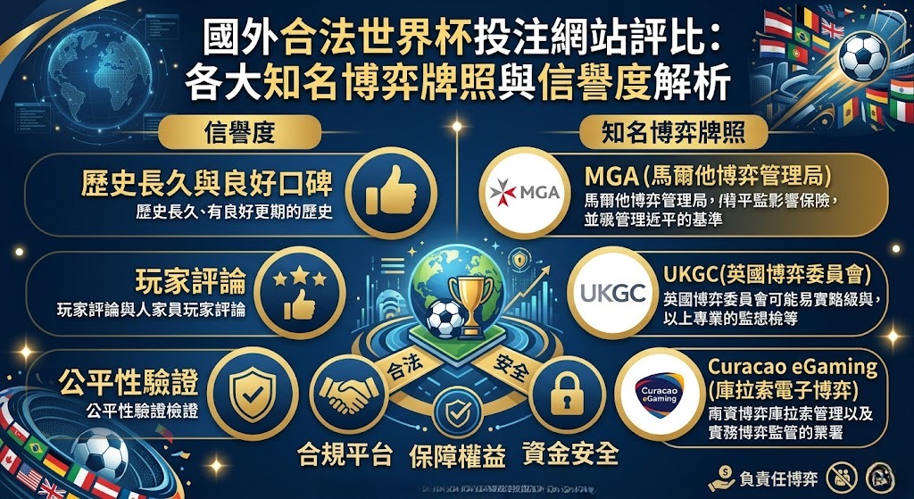 各大知名博弈牌照與信譽度解析